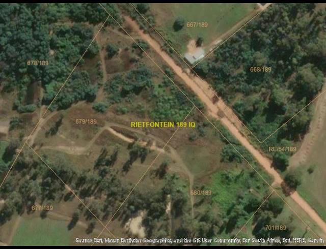 LAND FOR SALE IN RIETFONTEIN